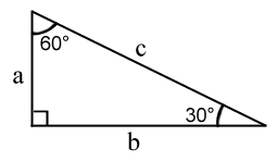 Visualizzazione del triangolo rettangolo speciale