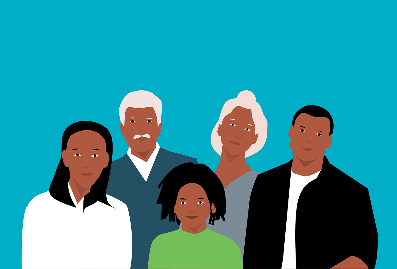 ilustracija družine